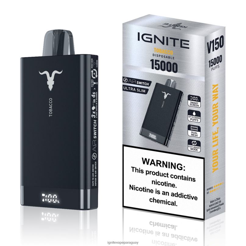tabaco IGNITE V150 pluma vaporizador - IGNITE vape asunción N6X8F7
