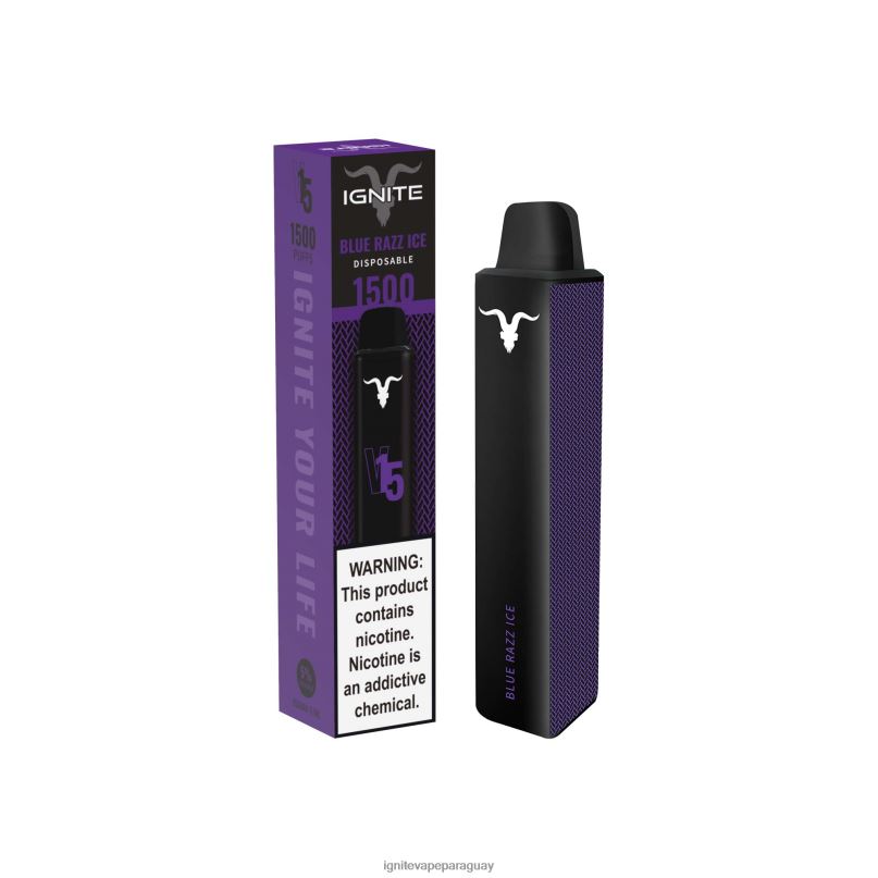 hielo azul IGNITE V15 pluma vaporizador - IGNITE vape asunción N6X8F107