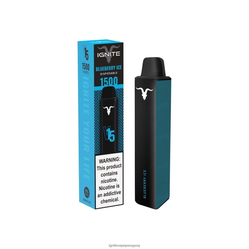 hielo de arándanos IGNITE V15 pluma vaporizador - pod IGNITE nicotina N6X8F108