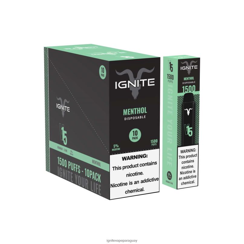 hielo de guayaba y fresa IGNITE V15 paquete de 10 bolígrafos vaporizadores - IGNITE vape sabores N6X8F105