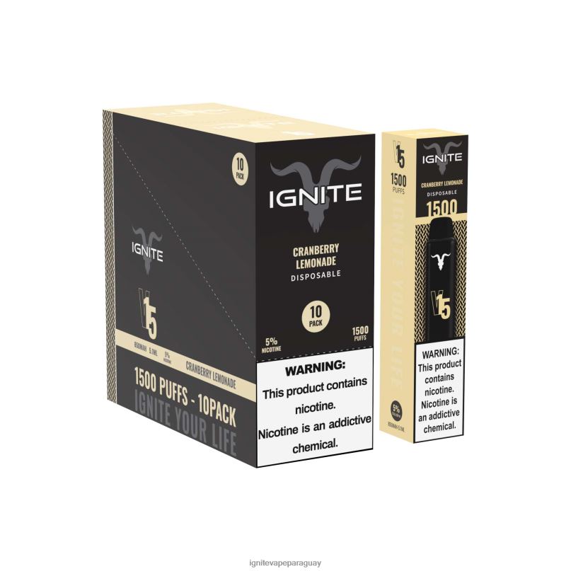 hielo de plátano IGNITE V15 paquete de 10 bolígrafos vaporizadores - IGNITE cigarrillo electronico N6X8F11