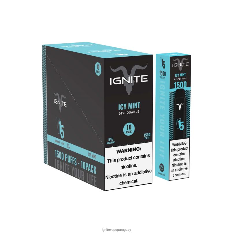 hielo de plátano IGNITE V15 paquete de 10 bolígrafos vaporizadores - IGNITE cigarrillo electronico N6X8F11