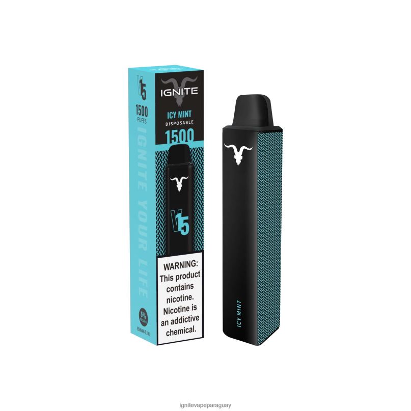 menta helada IGNITE V15 pluma vaporizador - IGNITE pod Paraguay precio N6X8F113