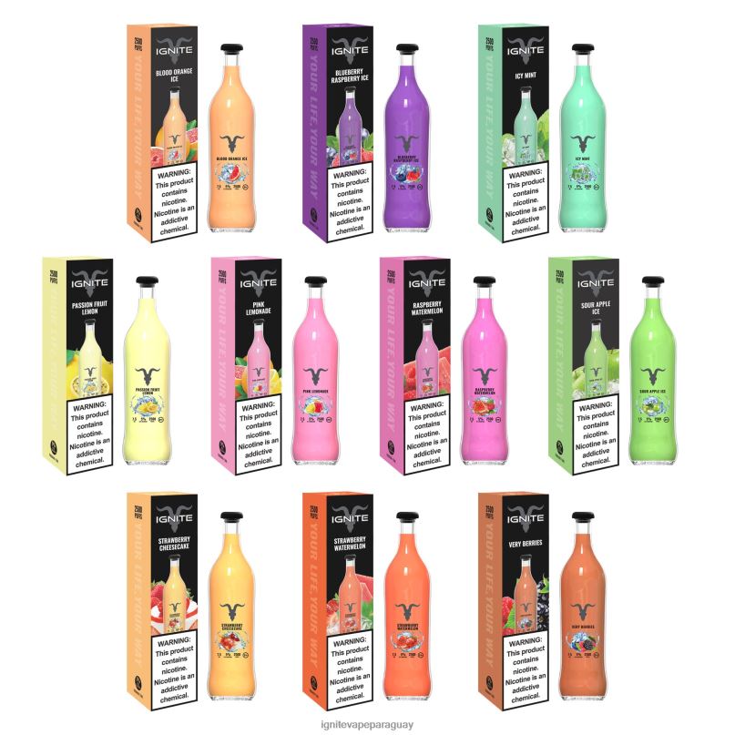 menta helada IGNITE V25 pluma vaporizador - IGNITE precio Paraguay N6X8F14