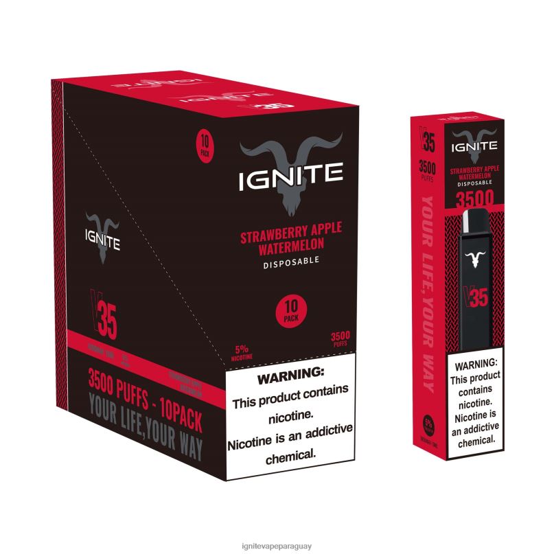 durazno mango IGNITE V35 paquete de 10 bolígrafos vaporizadores - IGNITE precio Paraguay N6X8F124