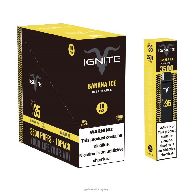 durazno mango IGNITE V35 paquete de 10 bolígrafos vaporizadores - IGNITE precio Paraguay N6X8F124