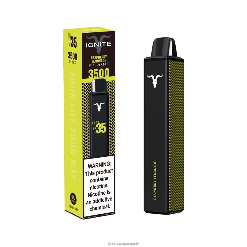 limonada de frambuesa IGNITE V35 pluma vaporizador - IGNITE vape Paraguay N6X8F136