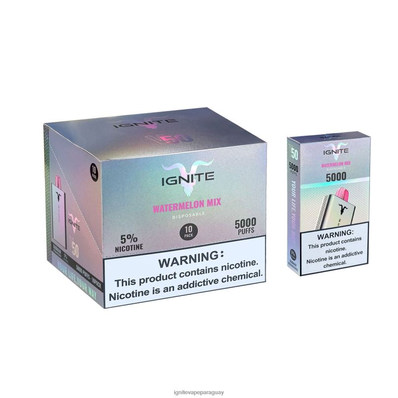 mezcla de sandia IGNITE V50 paquete de 10 bolígrafos vaporizadores - IGNITE Paraguay N6X8F152