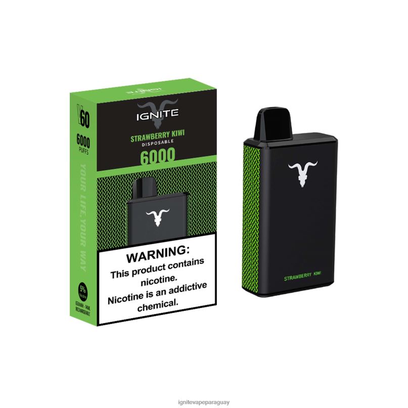 kiwi fresa IGNITE V60 pluma vaporizador - IGNITE vape asunción N6X8F37