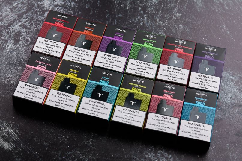 sandía manzana fresa IGNITE V60 paquete de 10 bolígrafos vaporizadores - IGNITE vape sabores N6X8F25