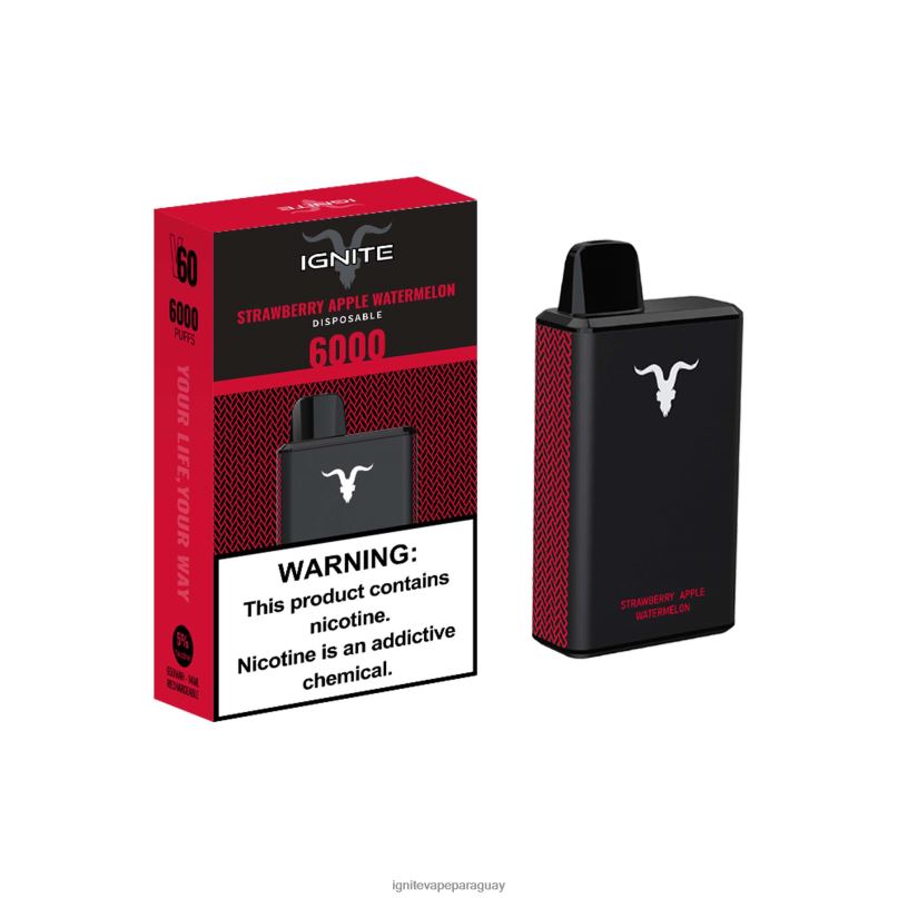 sandía manzana fresa IGNITE V60 pluma vaporizador - IGNITE vape Paraguay N6X8F36
