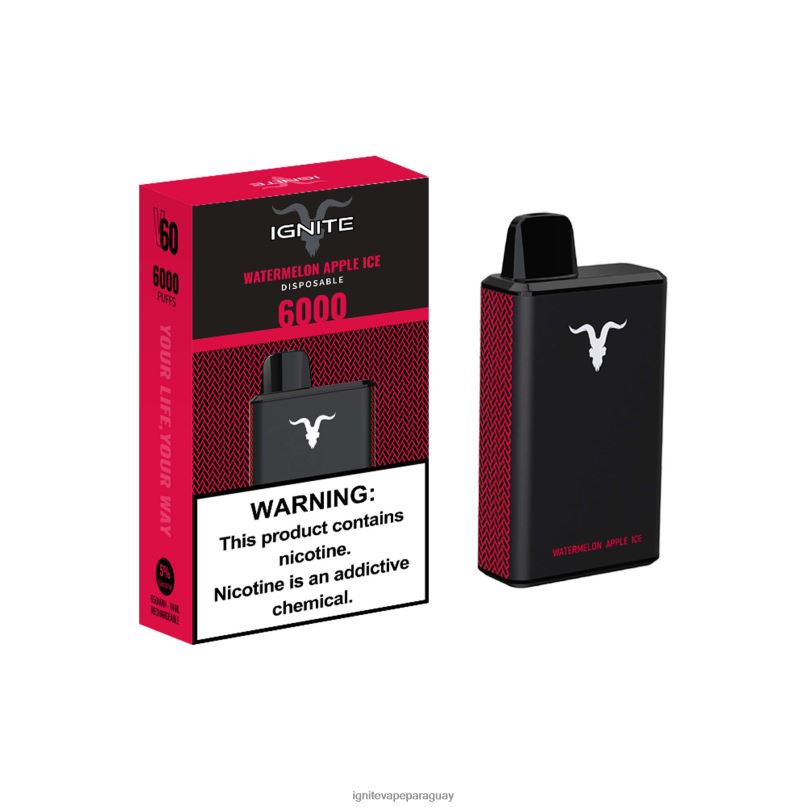 sandía manzana hielo IGNITE V60 pluma vaporizador - pod IGNITE tobacco N6X8F39