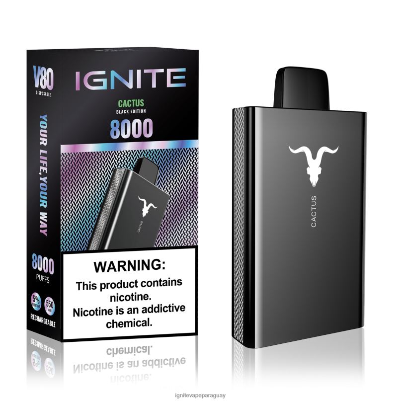 cactus IGNITE V80 pluma vaporizador - IGNITE pod Paraguay precio N6X8F43