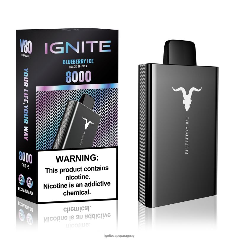 hielo de arándanos IGNITE V80 pluma vaporizador - IGNITE cigarrillo electronico N6X8F41