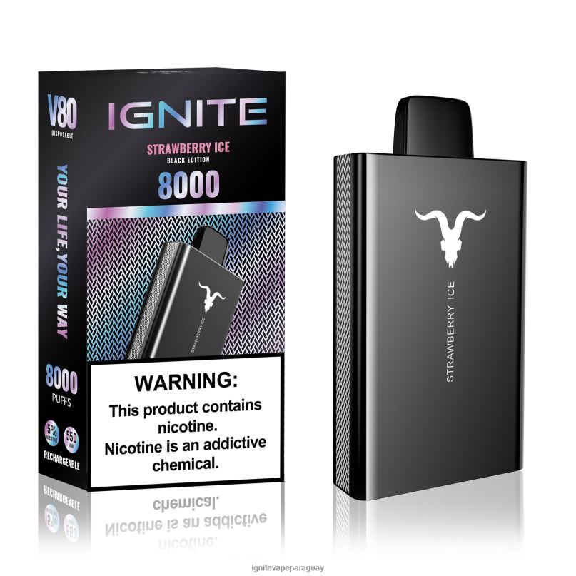 hielo de fresa IGNITE V80 pluma vaporizador - IGNITE vape precio N6X8F50